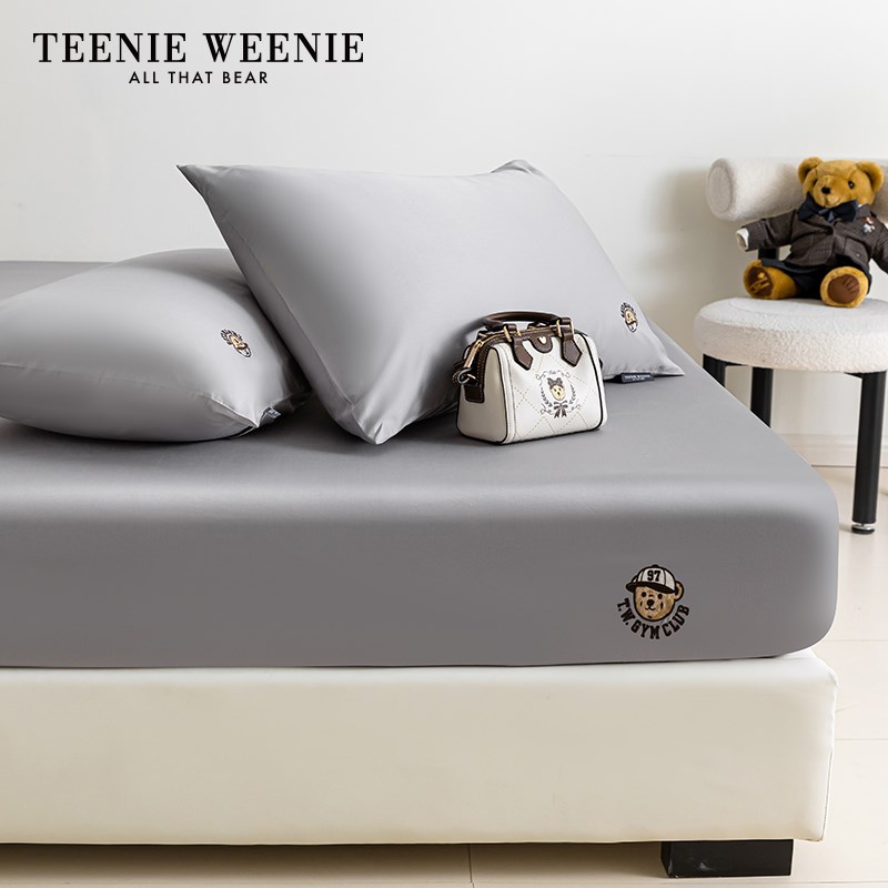 100支贡缎长绒棉床笠单件全棉床罩儿童防滑床单床垫套罩床套