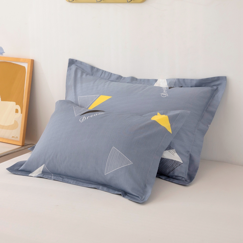全棉枕套儿童枕头套3050男单个40x60乳胶枕芯套48x74一对装