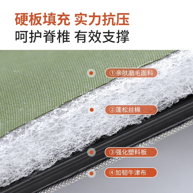 瑞仕达折叠床办公室午休午睡神器家用简易单人陪护躺椅便携行军床