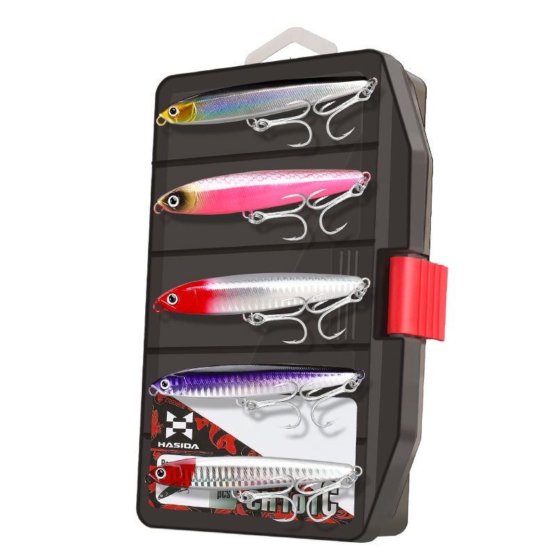 哈斯达铅笔路亚假饵翘嘴鲈鱼鳜鱼鲈鱼沉水颤沉铅笔远投路亚饵全套