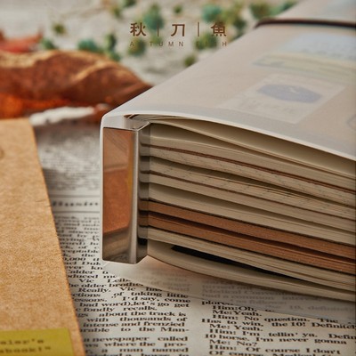 秋刀鱼手帐配件 手帐外壳 旅行者TN标准版替芯记事活页本子收纳册