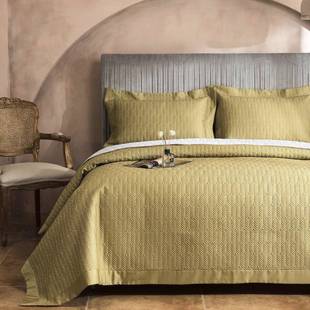 高档100支匹马棉床盖三件套长绒棉绗缝被纯棉衍缝床单夹棉1.8m床