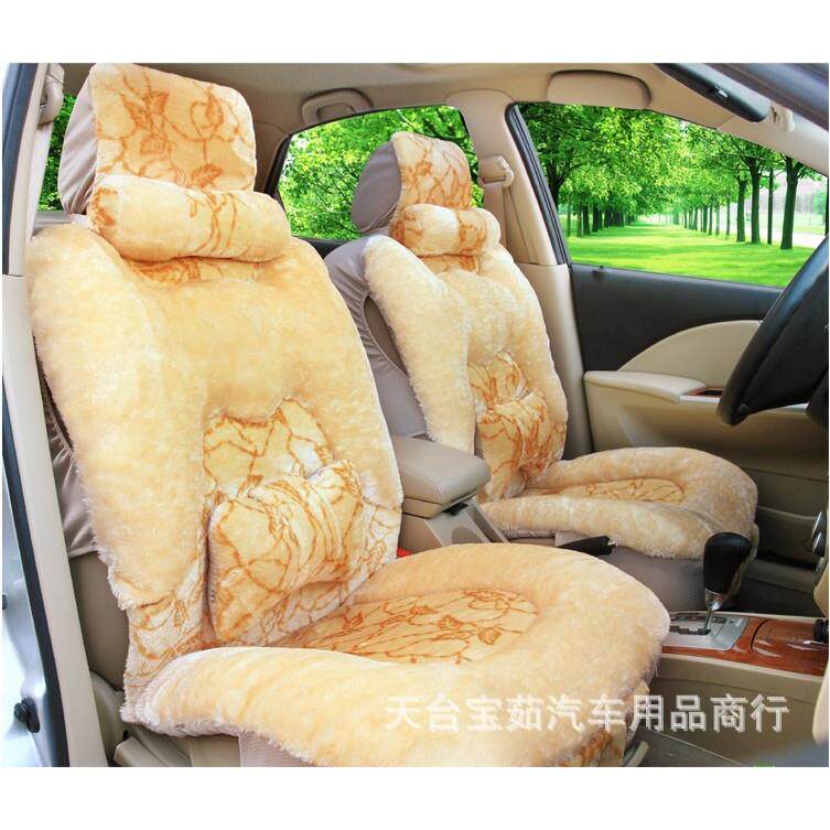 比亚迪速锐BYDFOF3RG3L3F6S6秦冬季新款专用汽车座套全包毛绒坐套