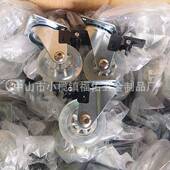 2.5寸3寸PU插杆脚轮老板椅万向轮静音轮办公椅轮子2寸透明轮