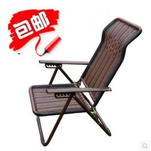 8V躺椅折叠藤椅午睡椅躺椅阳台休闲椅清凉藤编椅陪护椅两折藤