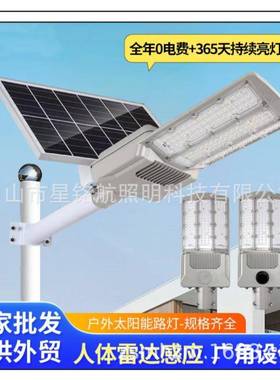 太阳能分体广角路灯LED高亮防水雷工程路灯新农村建设庭院灯华峰