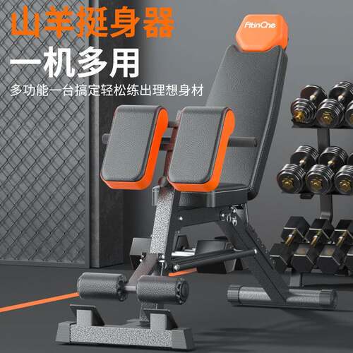 一达康罗马椅牧师凳家用山羊挺身室内健身器材多功能卧推凳哑铃凳