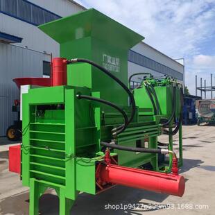 青储压块机干湿牛羊饲料压块机秸秆液压打包机
