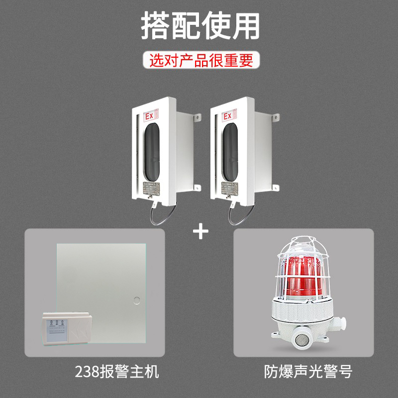防爆光栅防爆红外对射光栅栅栏隔爆型红外入侵微波探测器防爆护罩