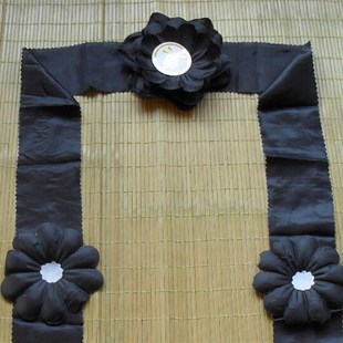 黑纱 相框花 灵堂殡葬丧葬用品 寿衣 1件100个 骨灰盒 遗像花