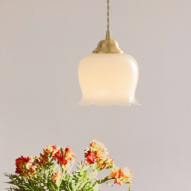 复古卧室床头灯轻法式中古轻奢网红奶油风飘窗客厅沙发背景墙吊灯,家装灯饰光源,床头/玄关/吧台/过道吊灯,淘宝优惠券,粉丝福利购,淘宝优惠卷