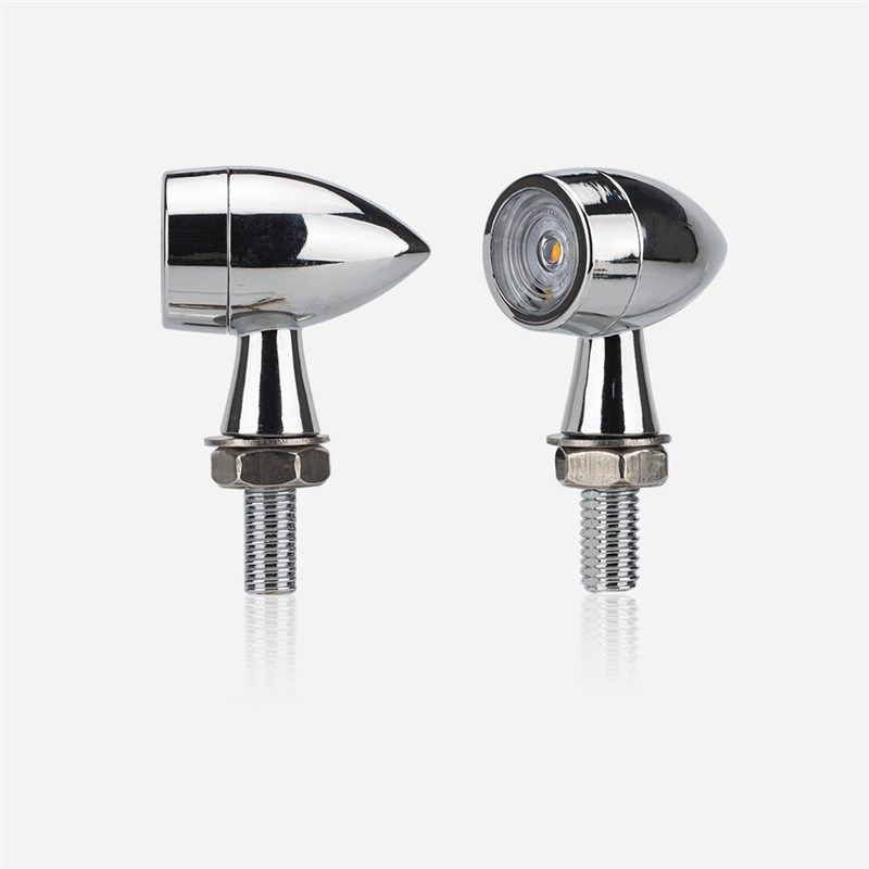 摩托车复古配件哈雷883 TR300闪350cbf190改装迷你刹车转向灯2合1