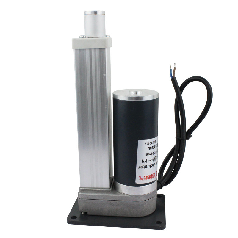 XC860微型升降电缸升降器低噪音直流12V2M4V平底座型电动推杆电机