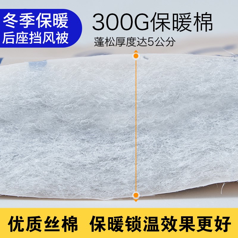 电动三轮车后座挡风被冬季儿童加绒加H厚防水防风亲子款双人挡风