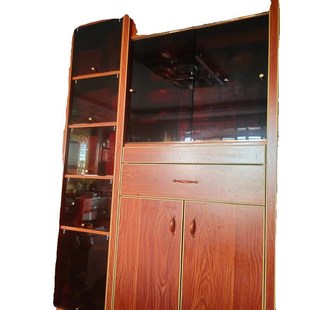 推拉亚克力柜门定制书柜门板茶色遮挡玻璃简易开放格自装展示防尘