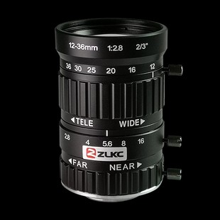 变焦工业镜头6 36mm120mm长焦监控手动光圈C接口 12mm相机镜头12