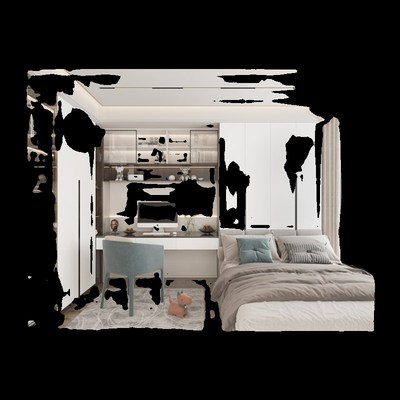 全屋定制卧室实木榻榻米床衣柜一体小户型定做榻榻米地台床书桌柜