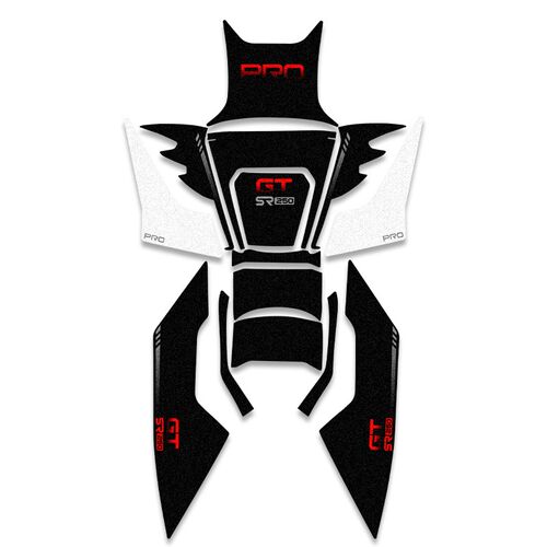 适用24b款无极SR250GT PRO油箱防滑贴防剐蹭贴花耐磨脚踏贴纸改装