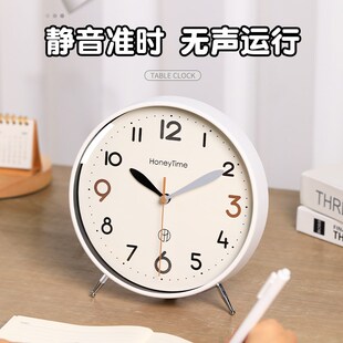 摆件钟表摆放式 高级感座钟桌面时钟摆台式 客厅大尺寸台钟2025新款
