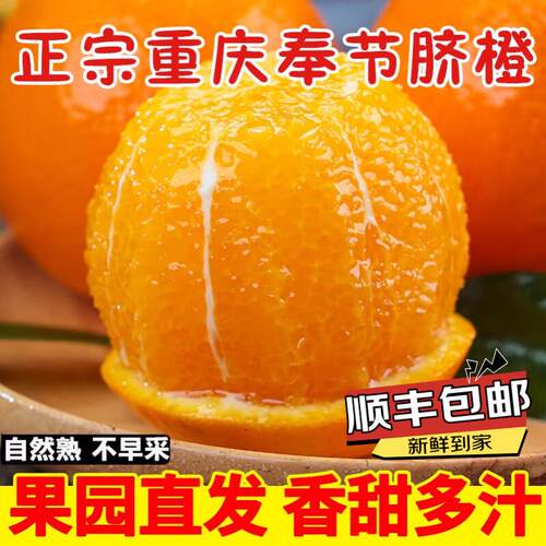 正宗重庆奉节脐橙当季新鲜水果