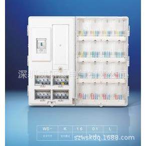 AAA威斯康透明电表箱单相表16位表(PVC塑料透明计量箱+总开+表后
