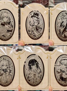 【正品代购】原神五周年系列镜面徽章芙宁娜吧唧打卡收藏送礼物