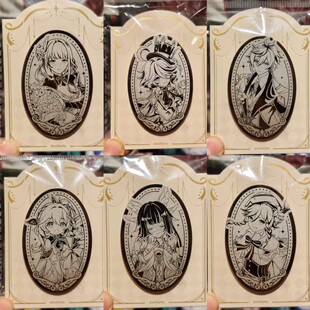 【正品代购】原神五周年系列镜面徽章芙宁娜吧唧打卡收藏送礼物