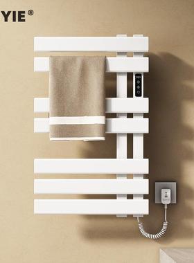 电热毛巾架浴室卫生间毛巾杆碳纤维加热智能恒温烘干置物架子R530