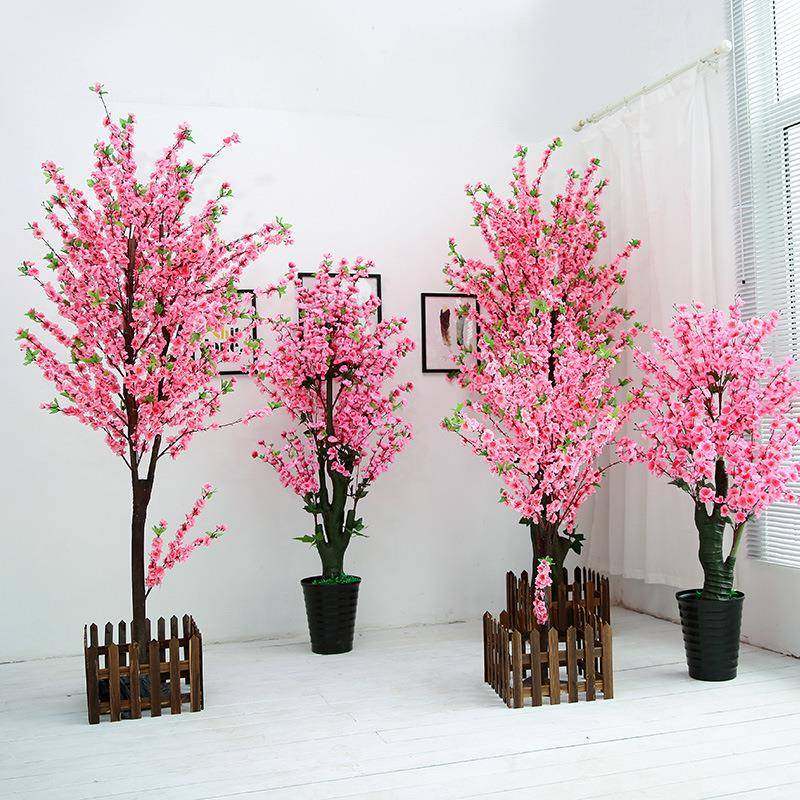 创意大型假花仿真花客厅装扮家居装饰桃花高塑料绢花盆栽落地摆设,自行车/骑行装备/零配件,更多零件/配件,淘宝优惠券,粉丝福利购,淘宝优惠卷