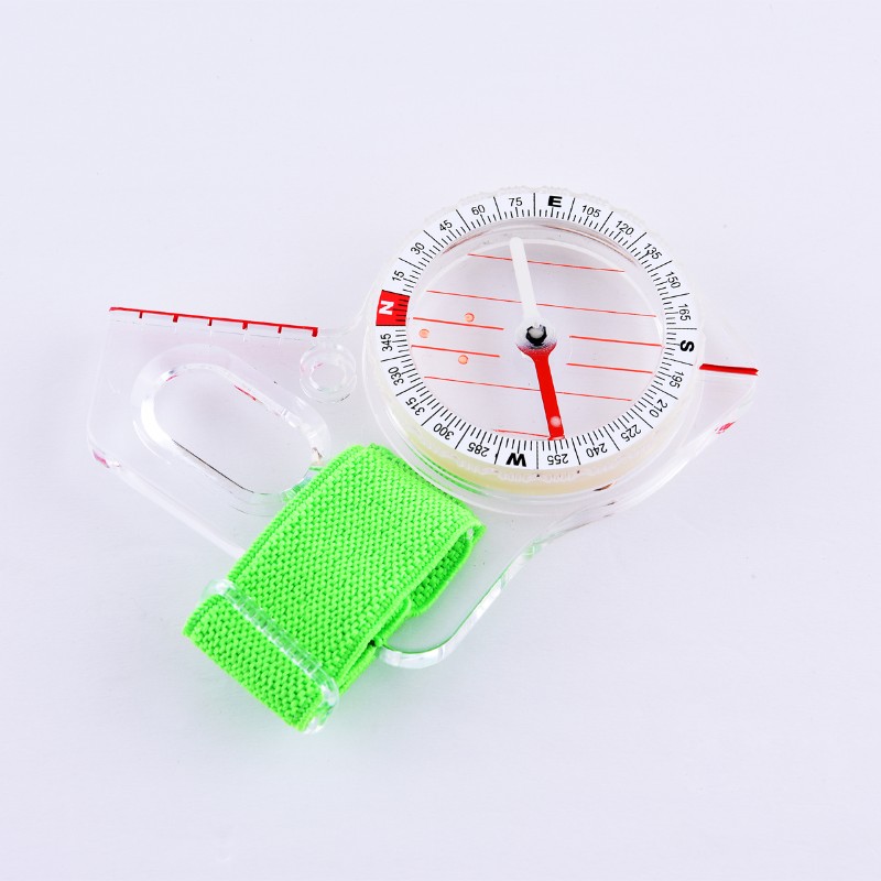 拇指式指北针 定向越野训练比赛指北针 定向越野U竞技制图指南针