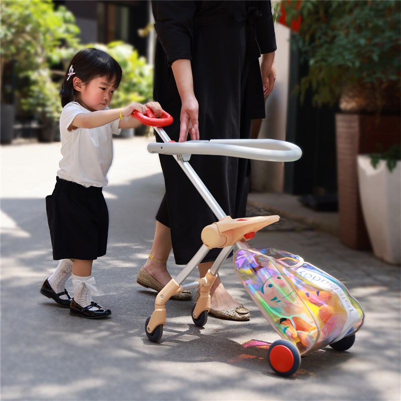 奶爸儿童行李箱溜娃箱拉杆箱 原装护Q栏 置物包 配件