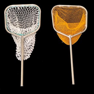 加粗大物大鱼垂钓不锈钢抄网内圈网兜养殖海鲜餐馆捞鱼抄网头抄子