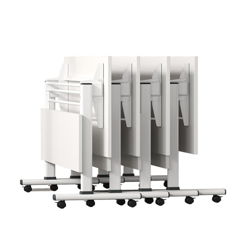 折叠培训桌会议桌椅组合可移动拼接多功能长条带轮简易课桌办公1