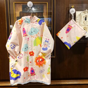 2023新日系卡通薄款 儿童分体雨衣男女童幼儿园小学生防水防风防雨