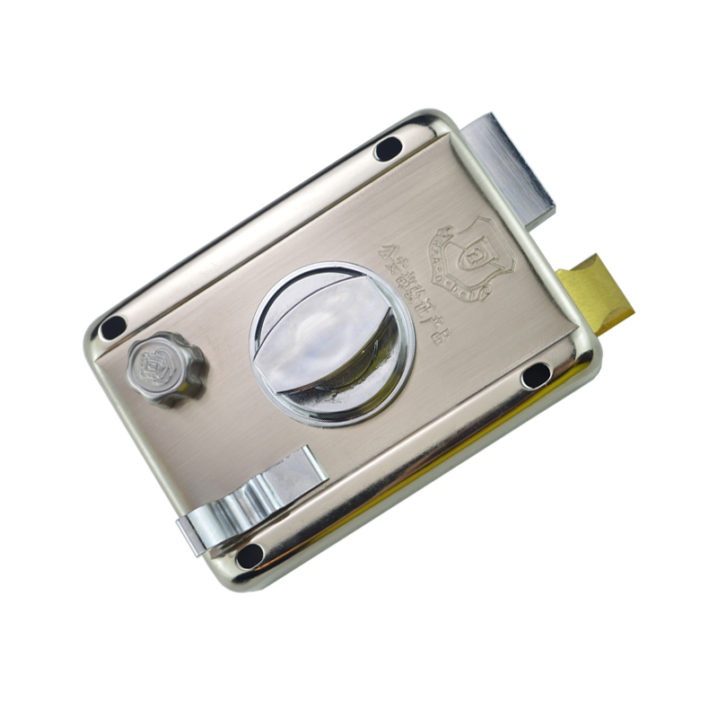 豪迪2288通用型旋钮门锁老v式防盗门锁十字升级超B级超C级外装门