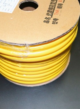 屹立环保A级黄色线号管/内齿号码管 打字套管0.5 1 1.5S 2.5-25mm