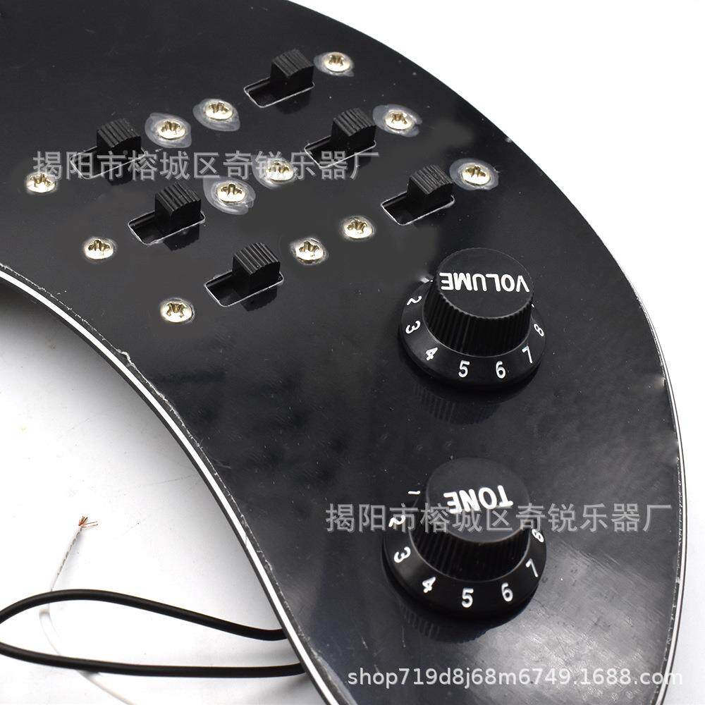 电吉B拾M面板音器拾音单器套装线路总成电贝司单单护DBF板套他装