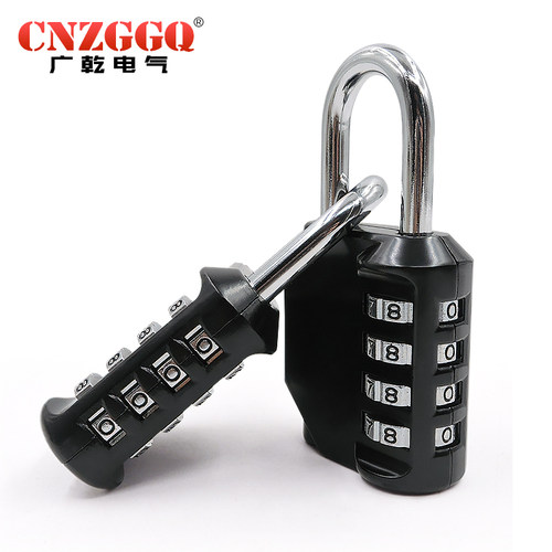 广乾大号密码挂锁 户外防水防锈门锁扣锁 箱子柜子健身房密码锁