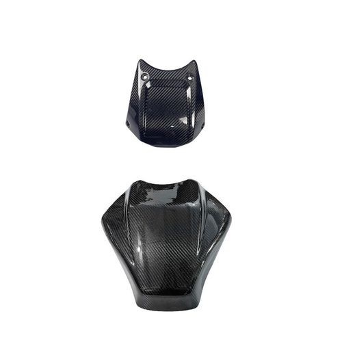 适用赛800 赛600RS碳纤维油箱罩加高油箱盖碳纤维外壳改装件