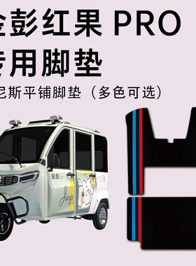适用金彭红果脚垫金彭红果pro电动休闲三轮车专用脚垫JP1000DZK-2