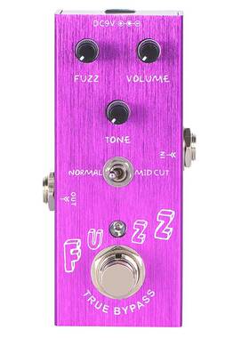 热销FUZZ电吉他效果器法兹单块效果器AN12便携式迷你效果器