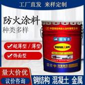 鲸海牌超薄型防火涂料钢结构金属饰面型隧道水性防火涂料防火漆