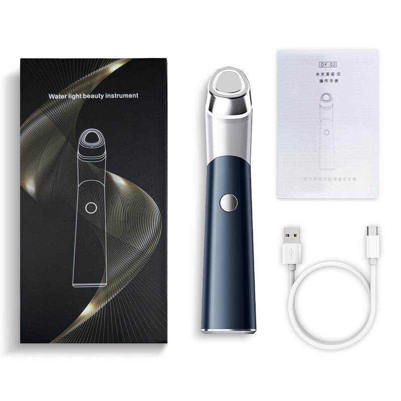 新款眼部脸部按摩水光导入仪EMS振动红蓝彩光美容仪家用美眼仪器