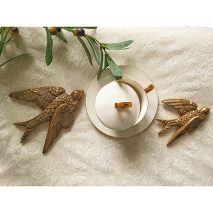 飞燕壁挂 欧式墙面轻奢客厅卧室墙件创意小燕子挂饰照片墙装饰画