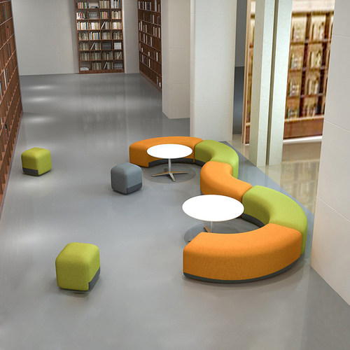 门店商铺接待图书馆阅览室培训机构创意休息区休闲办公室组合沙发