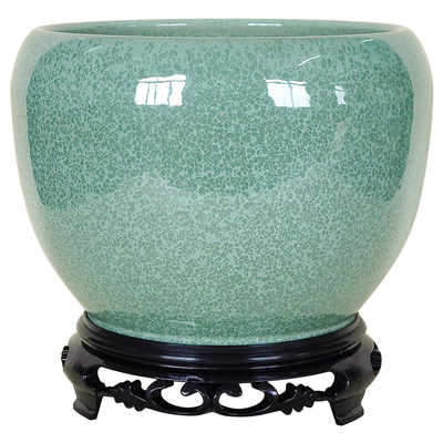 清仓花盆陶瓷特大号带底座简约绿萝多肉绿植吊兰花盆家用加厚花盆