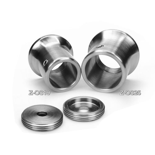 VIBORG 挂衣杆304不锈钢衣通法兰座衣帽间衣柜五金配件浴帘杆Z-OS