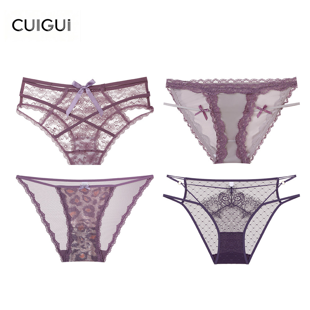 「CG」品质舒适*魅紫系列挂腿纯欲风少女辣妹三角裤诱惑蕾丝豹纹,女士内衣/男士内衣/家居服,女三角裤,淘宝优惠券,粉丝福利购,淘宝优惠卷
