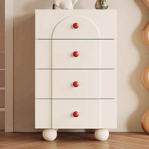 my斗柜四六八斗柜法式白色卧室客厅收纳柜窄款儿童储物柜抽屉式多