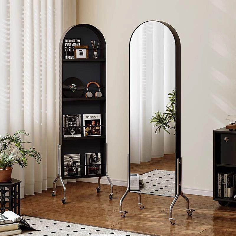 可移动书架全身镜中古风收纳杂志架落地书报展示置物架旋转穿衣镜,自行车/骑行装备/零配件,更多零件/配件,淘宝优惠券,粉丝福利购,淘宝优惠卷
